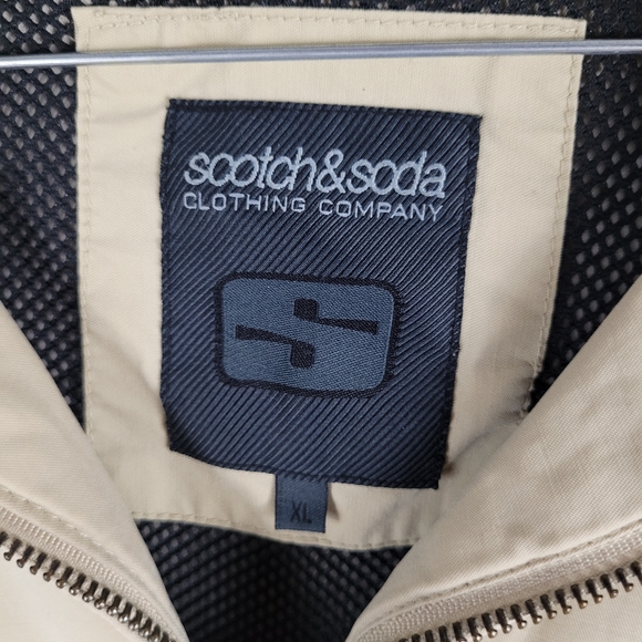 SCOTCH & SODA | light canvas zip mesh lined jacket - Picture 6 of 8